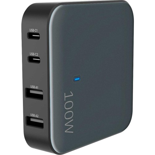 ΦΟΡΤΙΣΤΗΣ YENKEE YAC 4100 100W GAN 2xUSB-A & 2xUSB-C BLACK